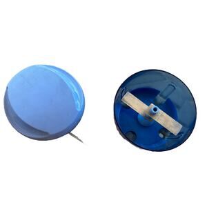 Tupperware Happy Chef w/ Double Blade Clear Blue Mechanical Hand Shredder 300 ML